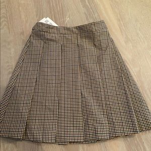 Zara kids plaid pleated skirt NWT size 11-12